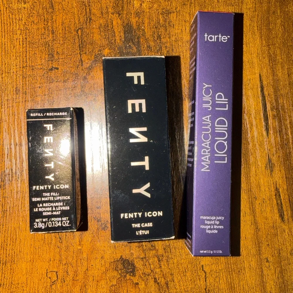 Fenty and Tarte Red Matte Lipstick Bundle 💄💋